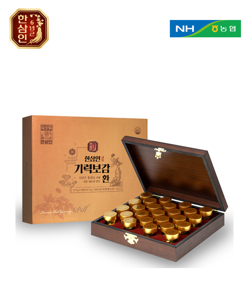 [농협홍삼 한삼인] 기력보감환 3.75g x 25환_1세트+쇼핑백